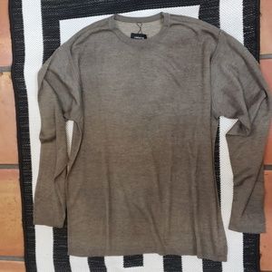 100% silk Claiborne reversible long sleeve